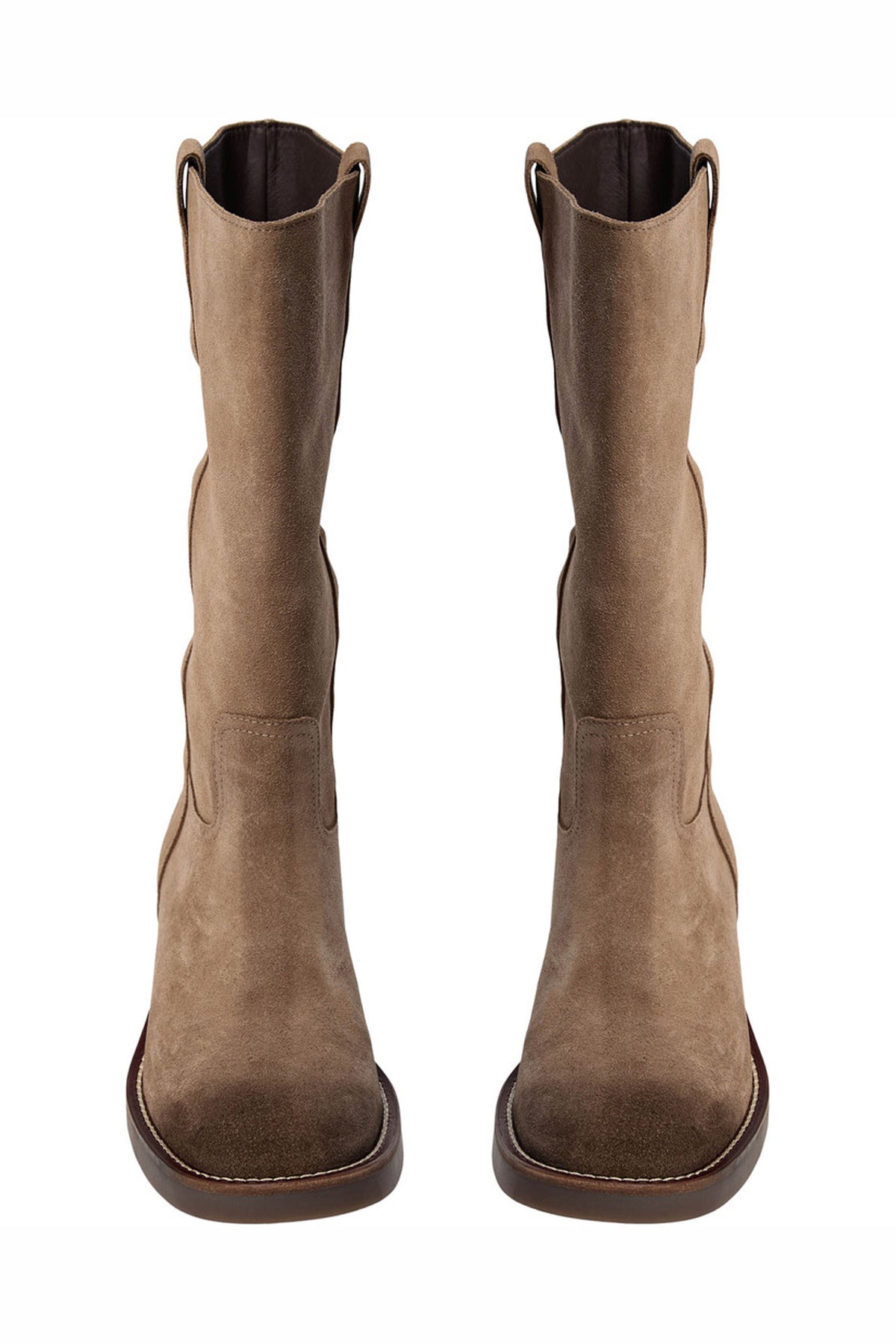 JULIANESW MOCKASTÖVEL 7042 Mörk sand - T491