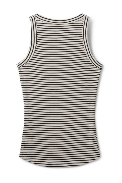 JULLIESW STRIPE TOP 0104 Off white - SNOS740 Thumbnail