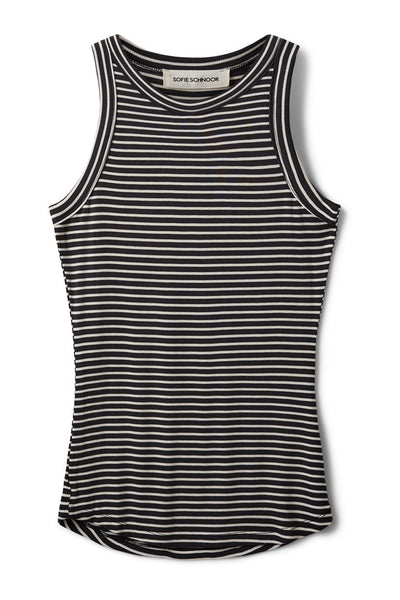 JULLIESW STRIPE TOP 1017 Svartrandig - SNOS740 Thumbnail
