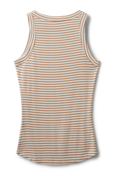 JULLIESW STRIPE TOP 7120 Beige Randig - SNOS740 Thumbnail