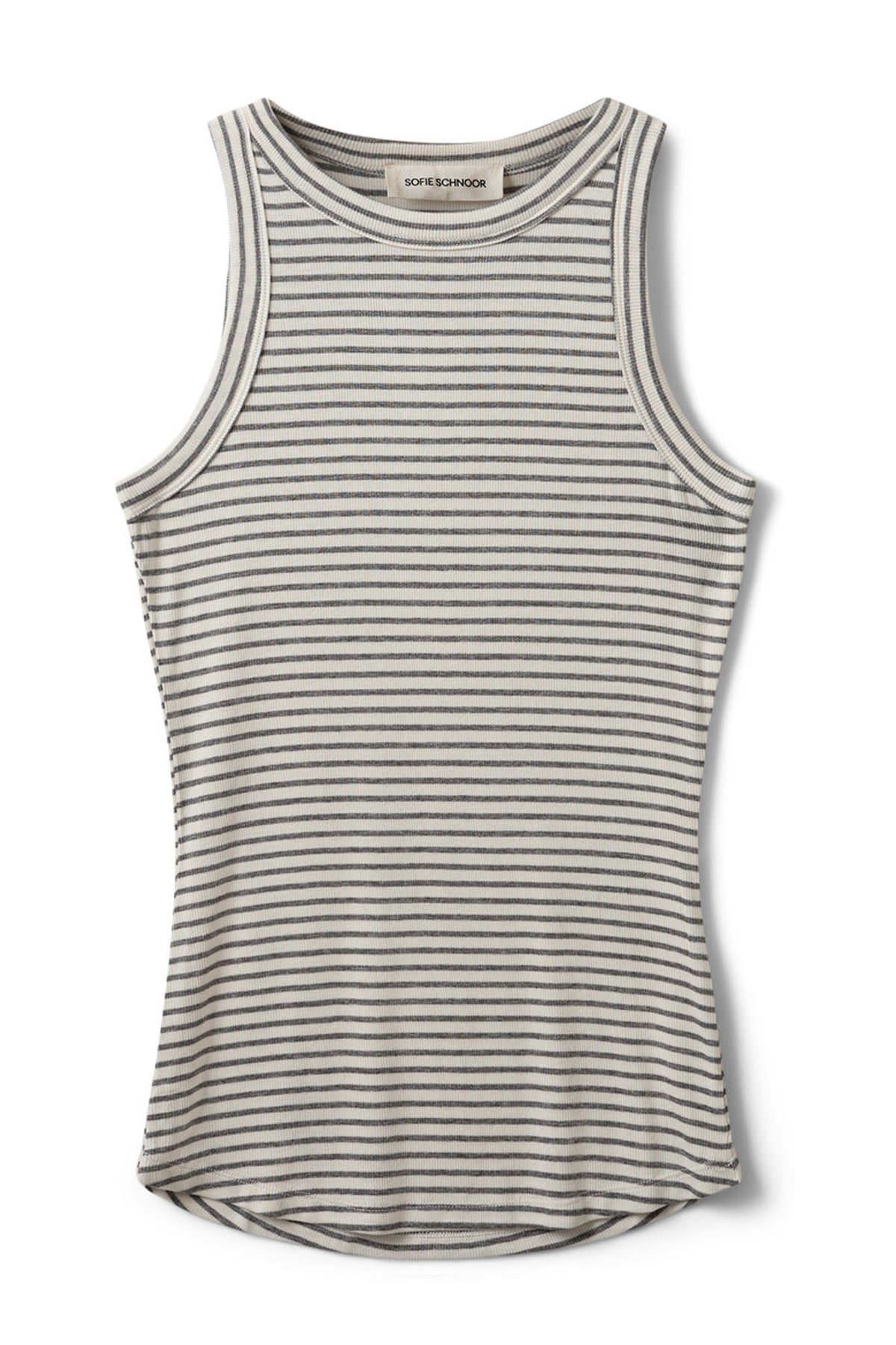 JULLIESW STRIPE TOP 8048 Grey Striped - SNOS740