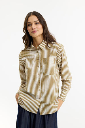 Jasmina skjorta Olive - 16949