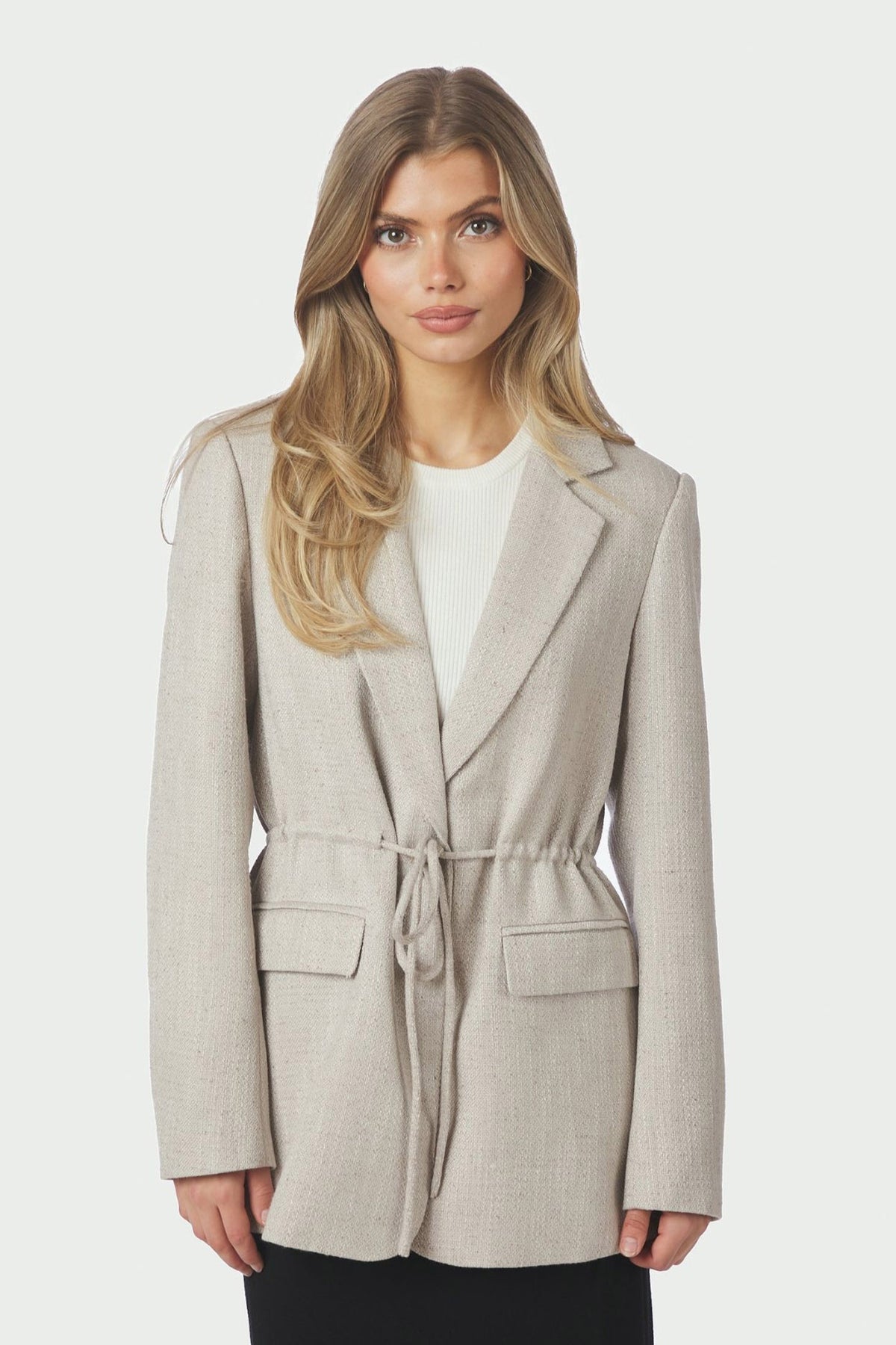 Jemmie Bouclé Blazer Natural - 168251
