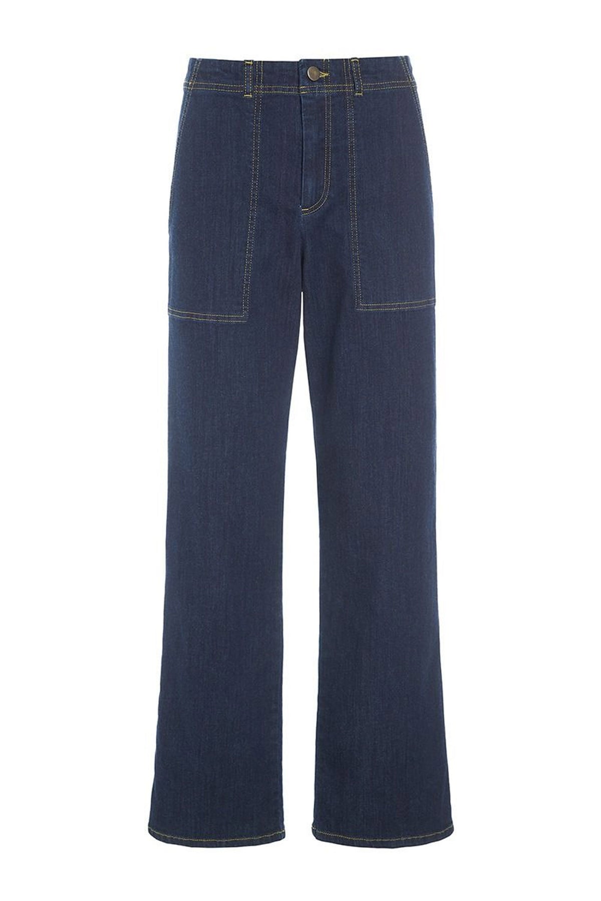 Jinzu byxor Dark Jeans Blue - 257-2445-5409