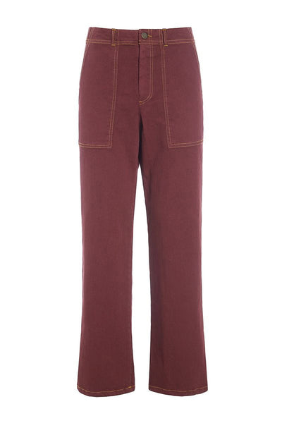 Jinzu byxor Maroon - 257-2445-5409 Thumbnail