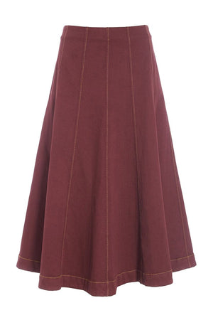 Jinzu maxikjol Maroon - 257-2445-5413