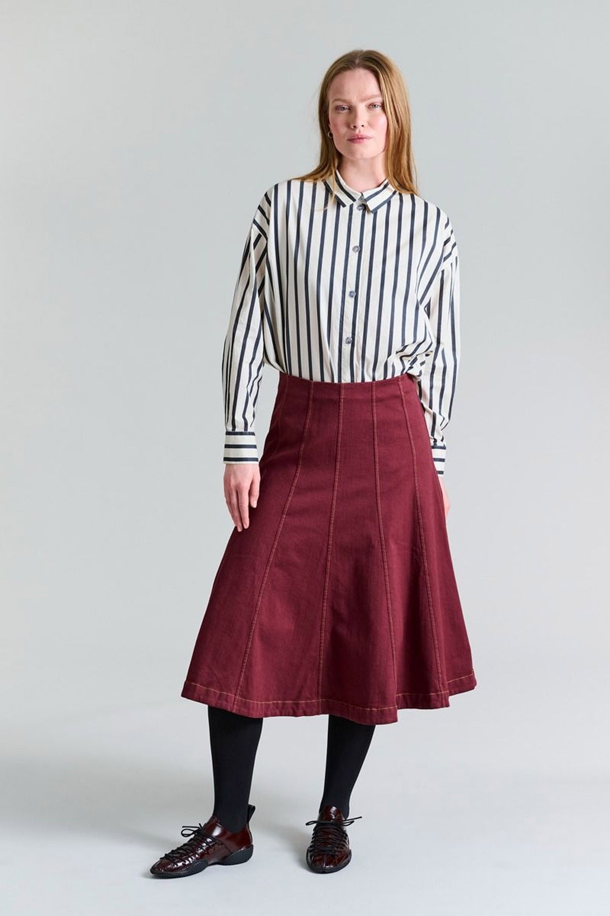 Jinzu kjol Maroon - 257-2445-5412