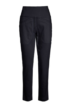 Jinzu stretch smala byxor Washed black - 9-2299-3813