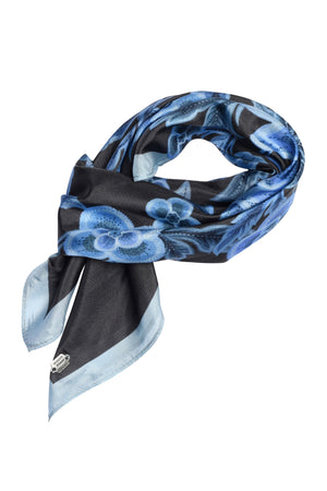 Joly, tryckt sidenscarf 81990-Dull Black - 59805/4039