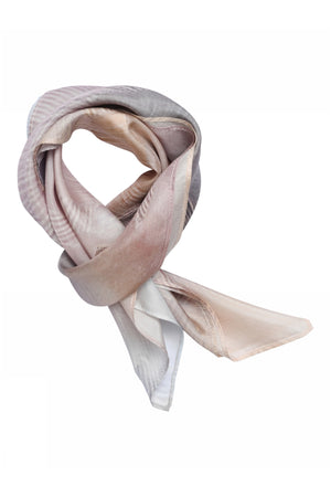 Joly, tryckt sidenscarf 82037-Sand/Svart - 61800/4039