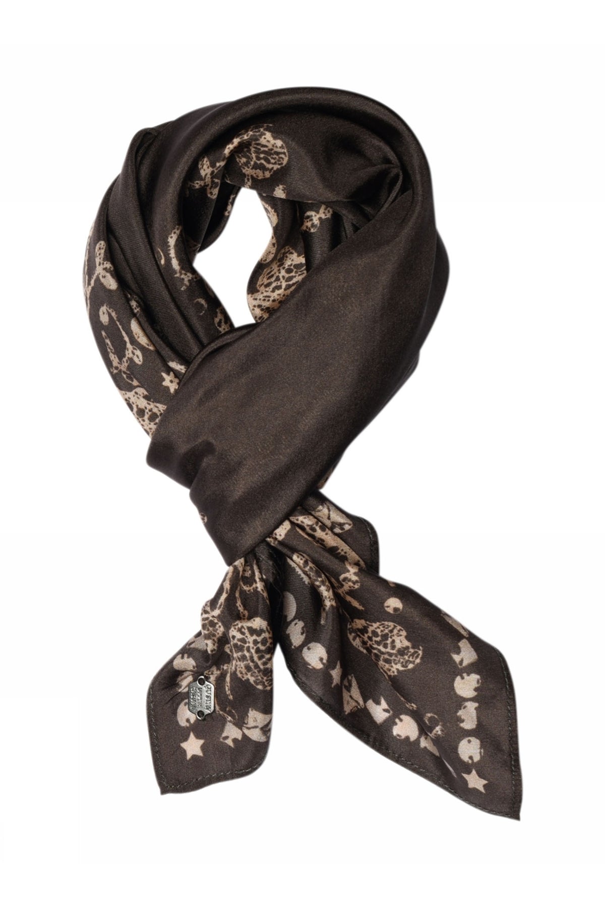 Joly, tryckt sidensjal 82987-After Dark - 62808/4039