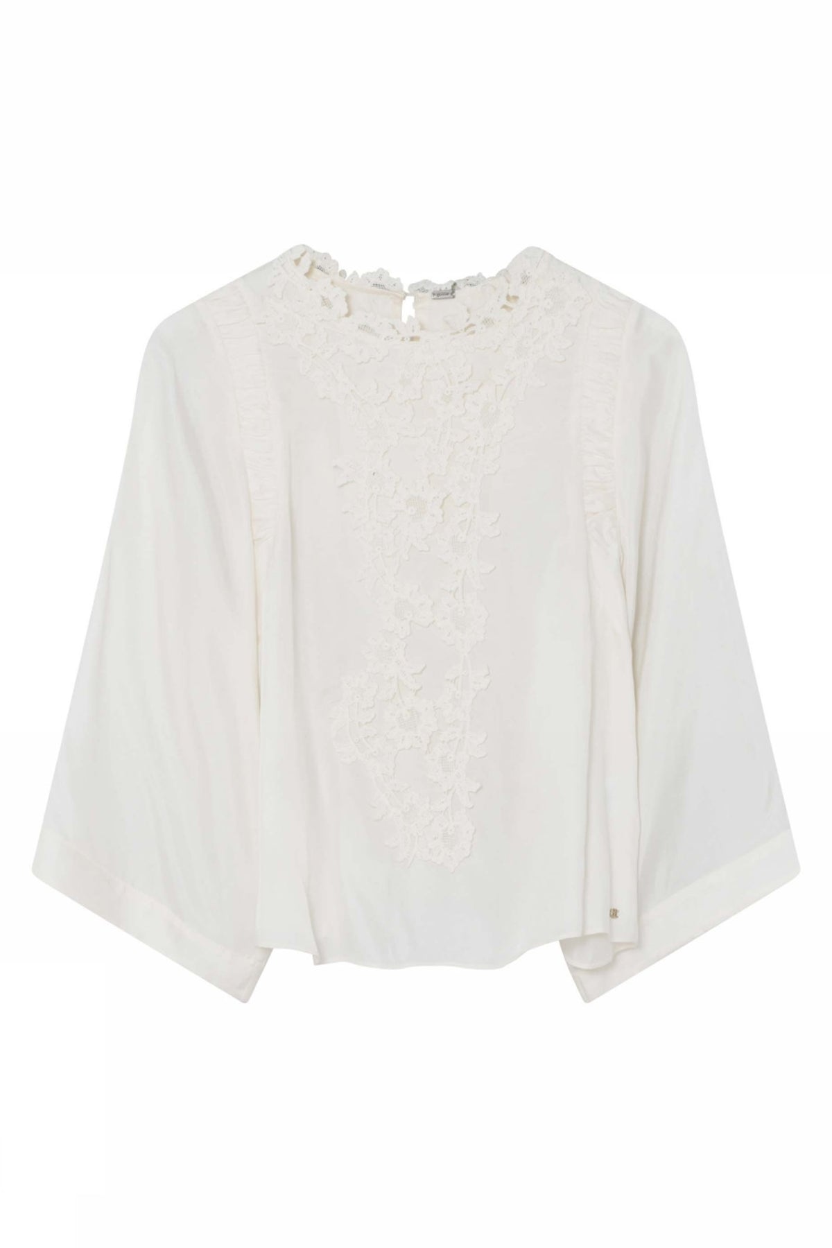 Judi, A-formad blus 1010-Off White - 60639/7620