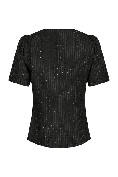 Jules B Pinstripe Blouse Antracit - 167083 Thumbnail