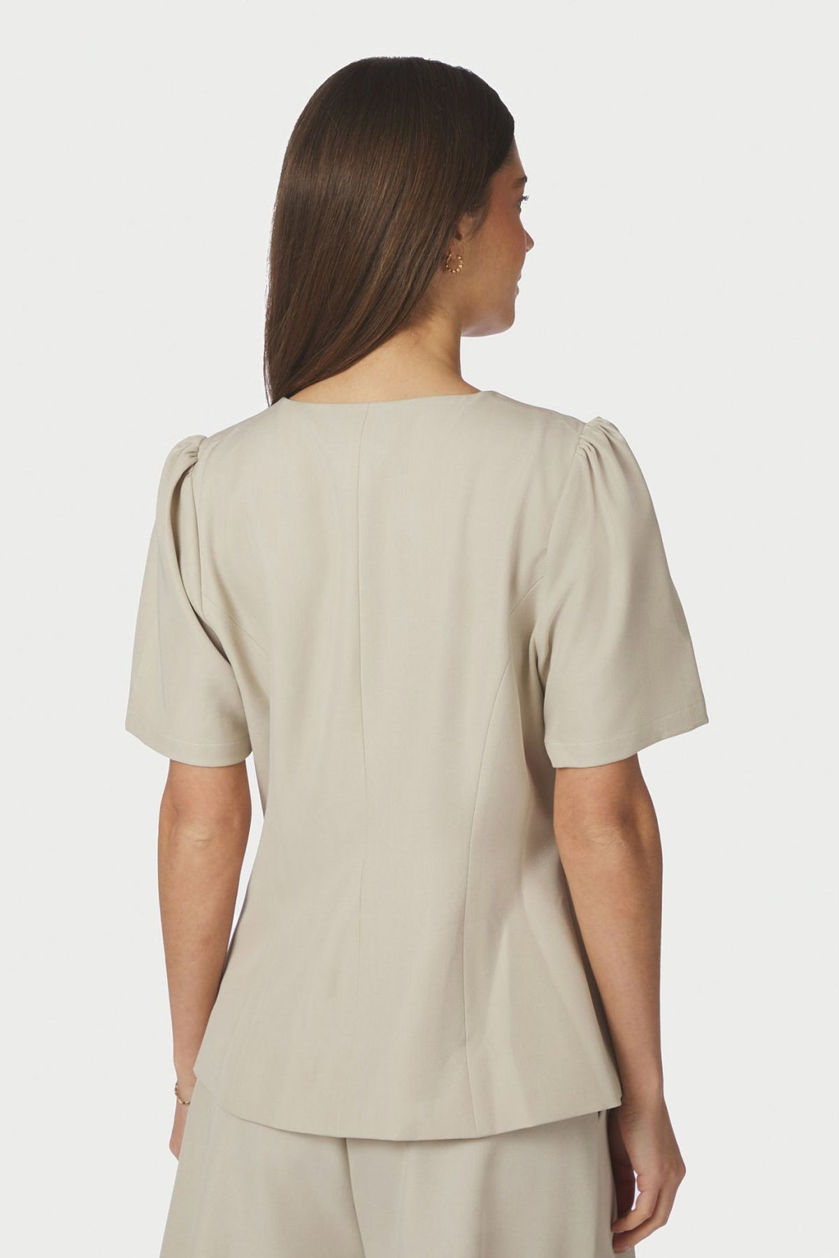 Jules Structure Blouse Creme - 165065