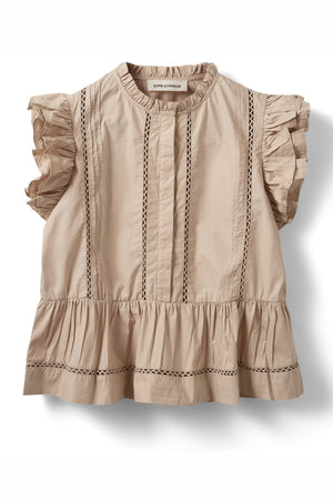 Juliensw Frill Cotton Top Feather Gray - S262145