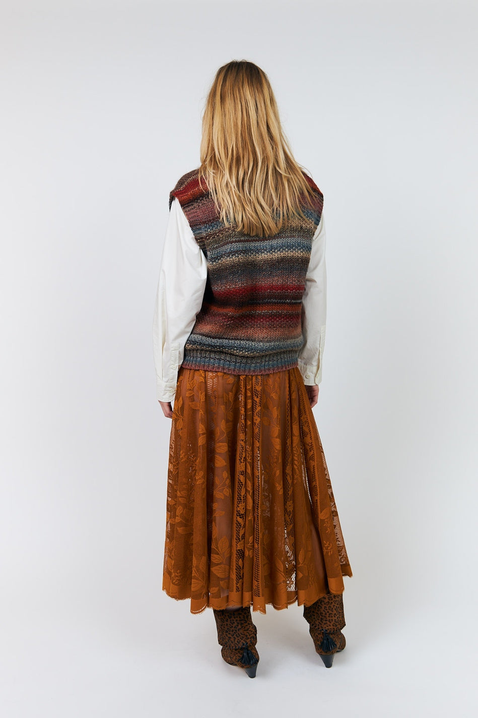 Collinsll Midikjol RUST - 26493-2035