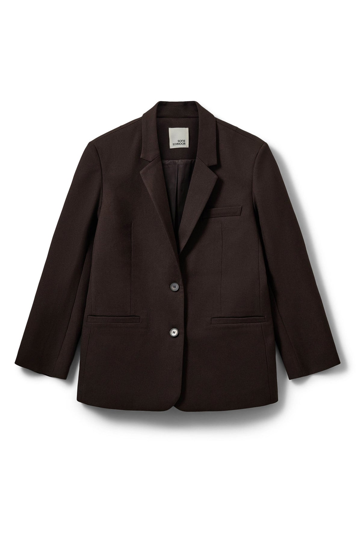 KAISW OVERSIZE BLAZER 7025 Mörkbrun - SNOS698