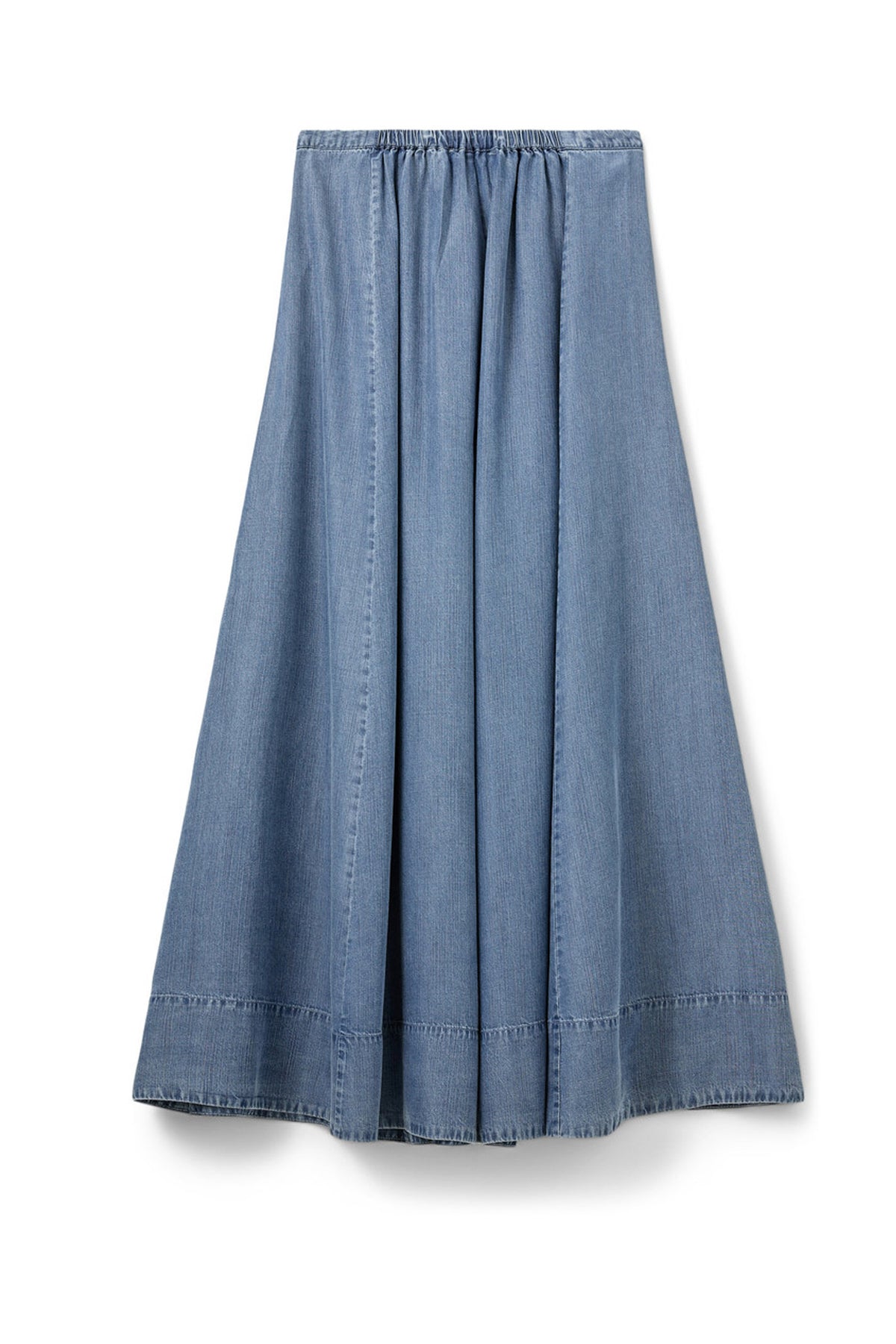 KATTIASW SKIRT 5002 Denimblå - S253246