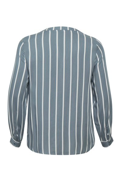 KCsida Blouse Blue Mirage/ Chalk Stripe - 10 - 10580350 Thumbnail