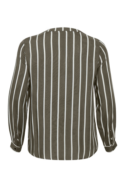 KCsida Blus Grape Leaf/Chalk stripe - 1002 - 10580350 Thumbnail
