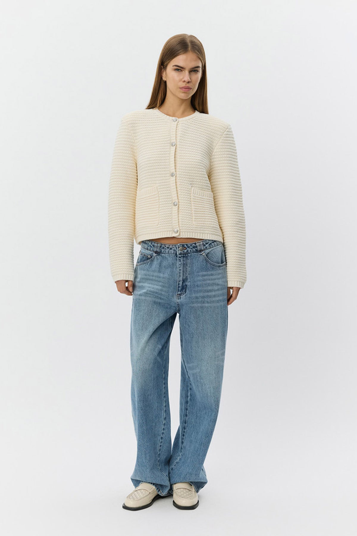 KYRASW STICKAD KOFTA 0101 Off white - S261305
