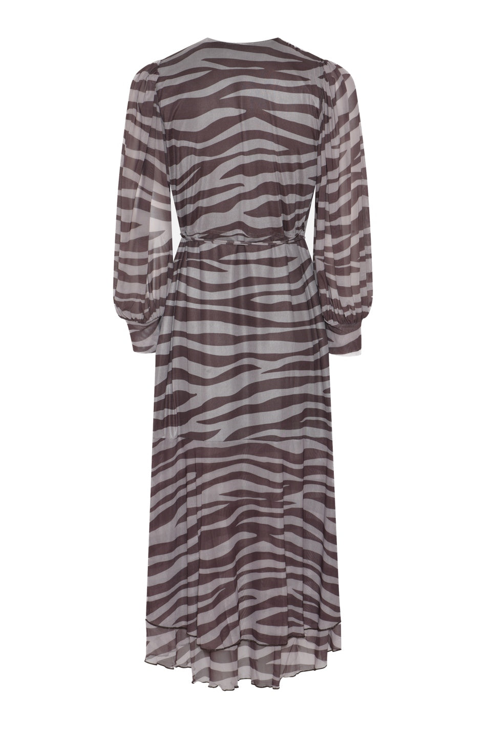 PhloxBBNora klänning Brun / beige zebratryck - BBW3497
