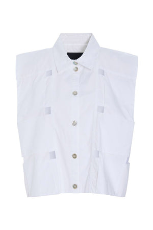 Kami cotton kort skjorta White - 262-2429-5716