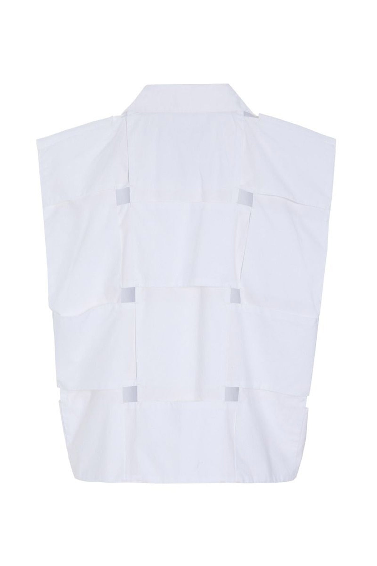 Kami cotton kort skjorta White - 262-2429-5716