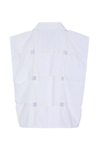 Kami cotton kort skjorta White - 262-2429-5716 Thumbnail