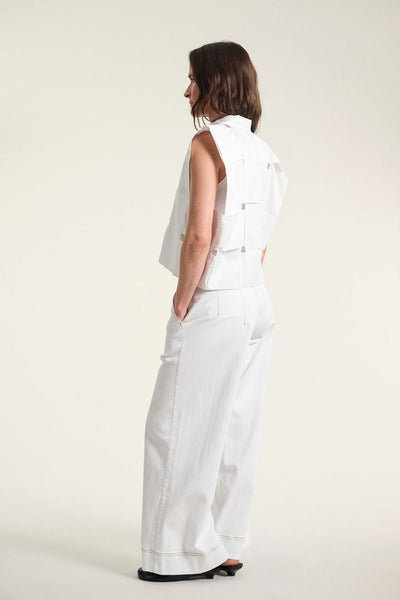 Kami cotton kort skjorta White - 262-2429-5716 Thumbnail