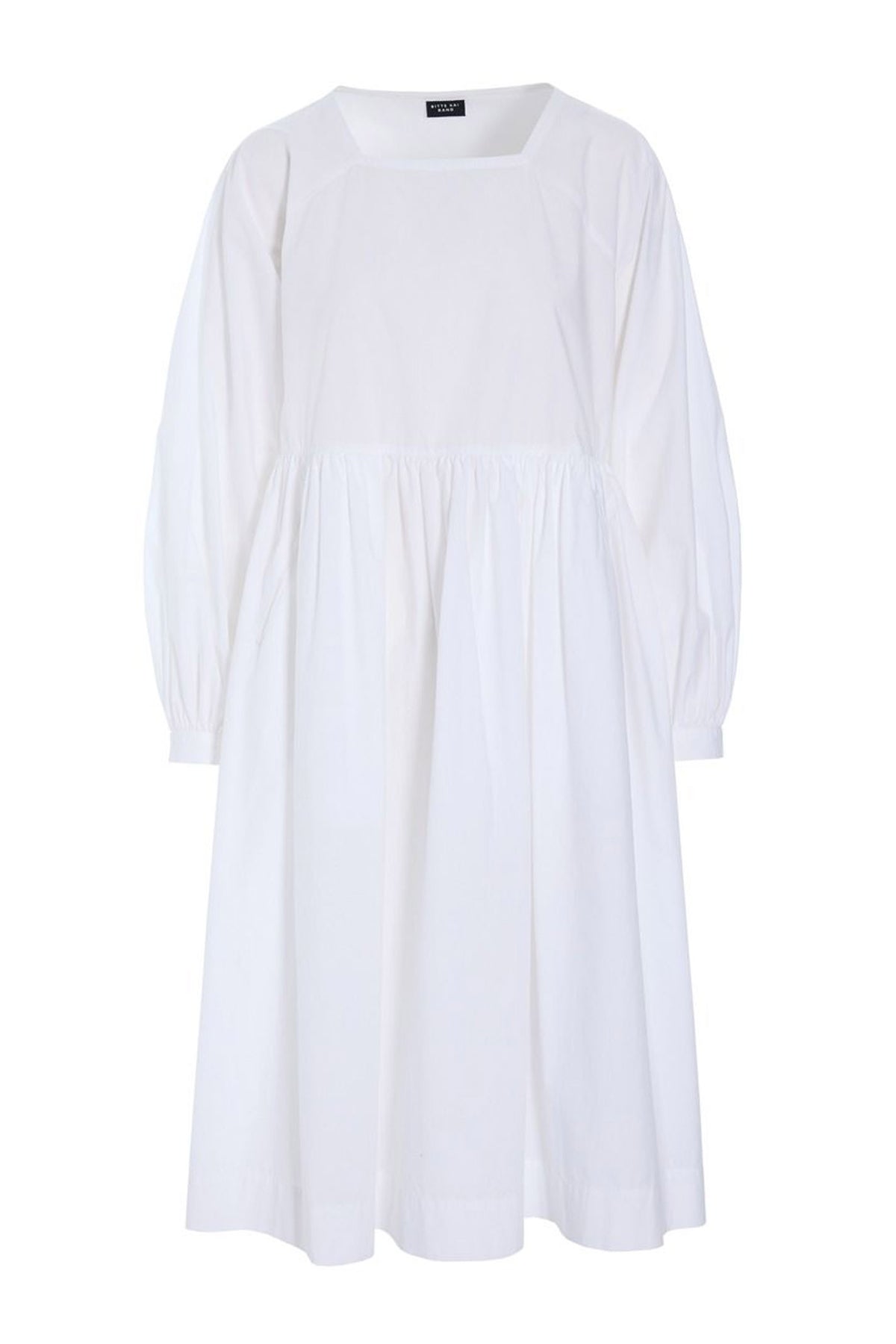 Kami cotton raglan-klänning White - 262-2429-5714
