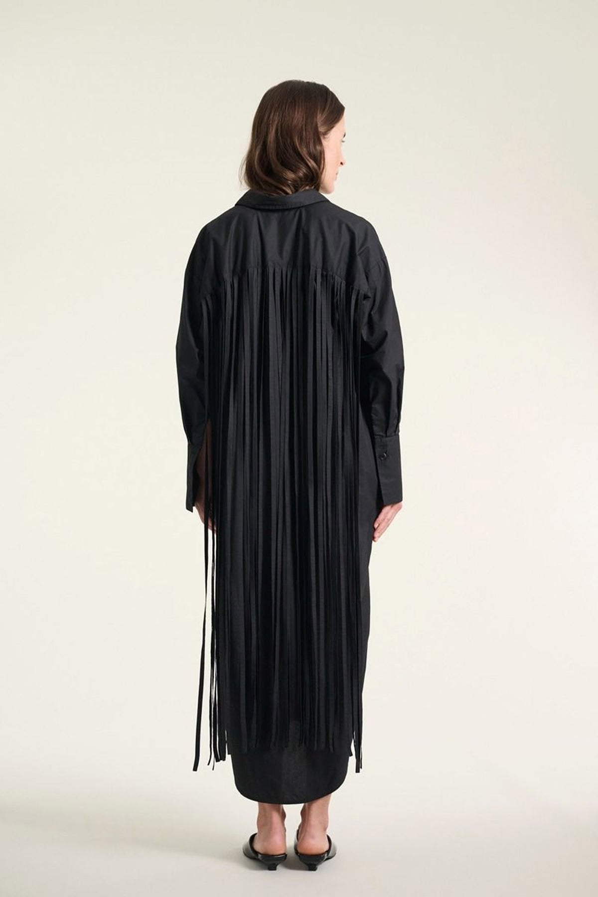 Kami bomullsskjortklänning Black - 262-2429-5715