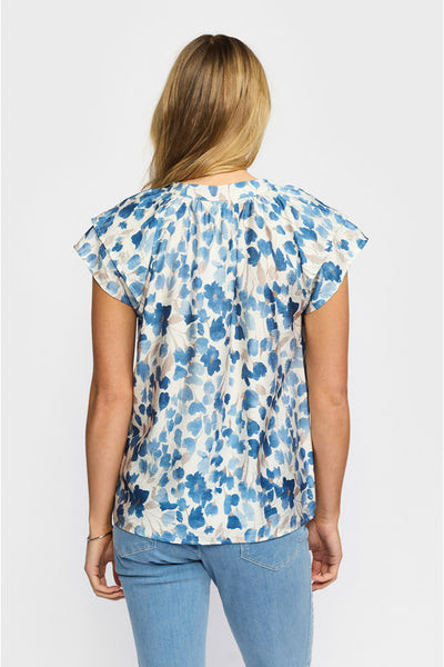 Karit Blue Flower - 1012621 Thumbnail