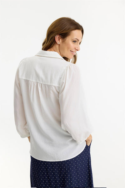 Karla blus OFF WHITE - 16984 Thumbnail