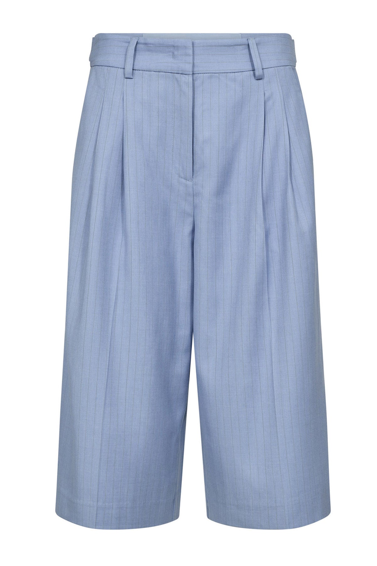 KianaCC Pin Pleat Bermuda 23-Pale Blue - 41079