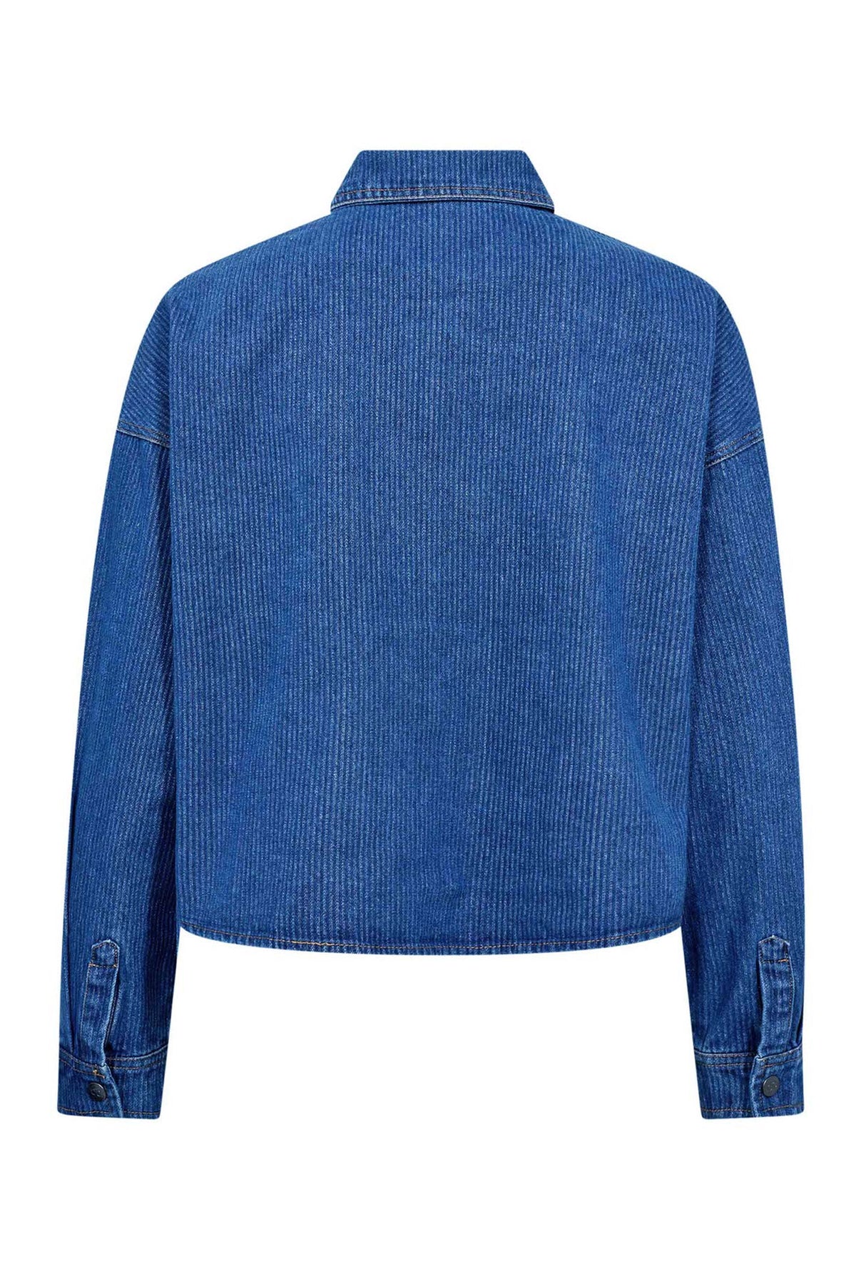 KimmyCC Denimskjorta 555-Mörk denim - 45031