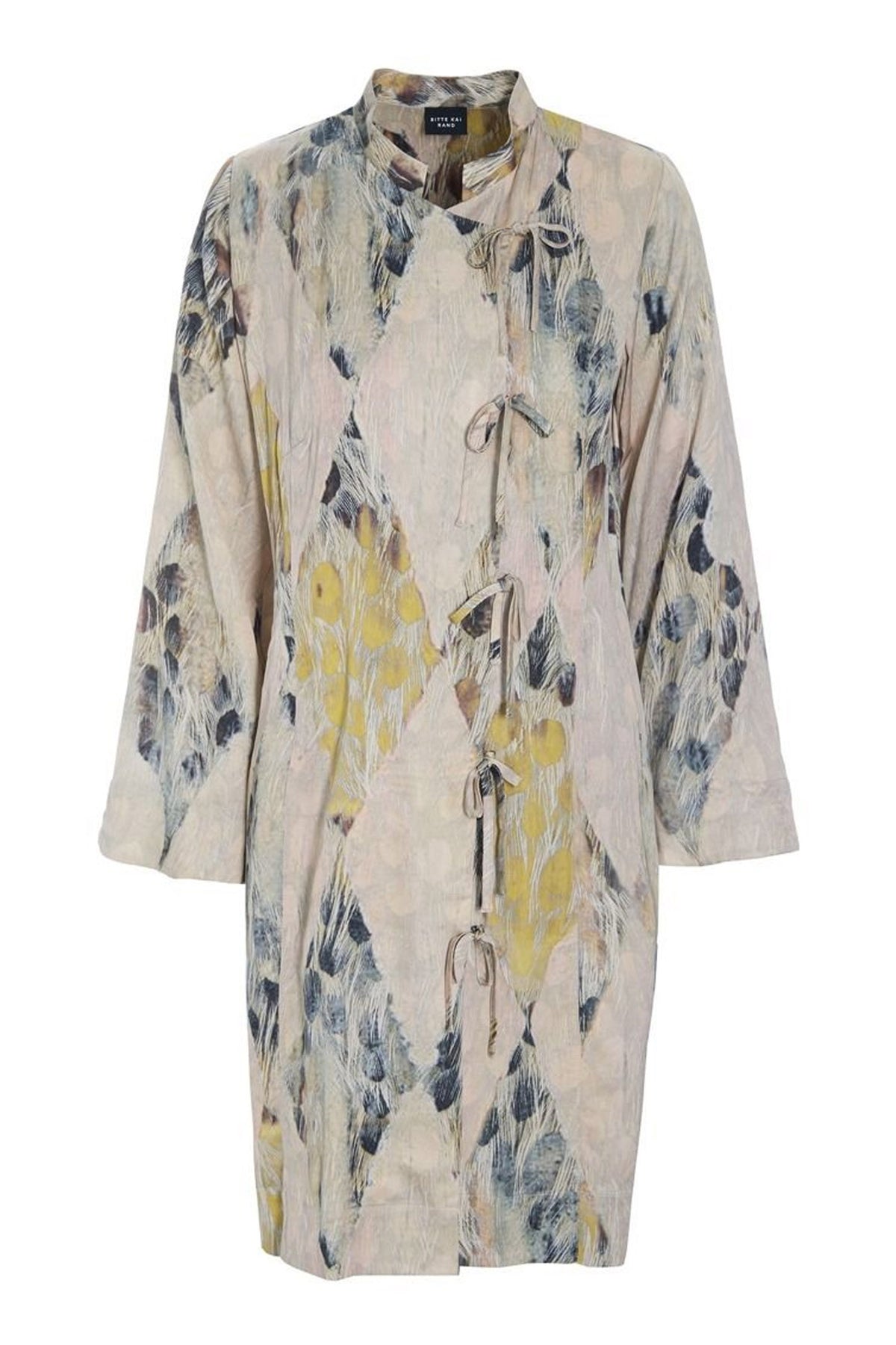 Kuhaki FSC-klänning med krage HARLEQUIN FEATHERS - 259-2447-5513