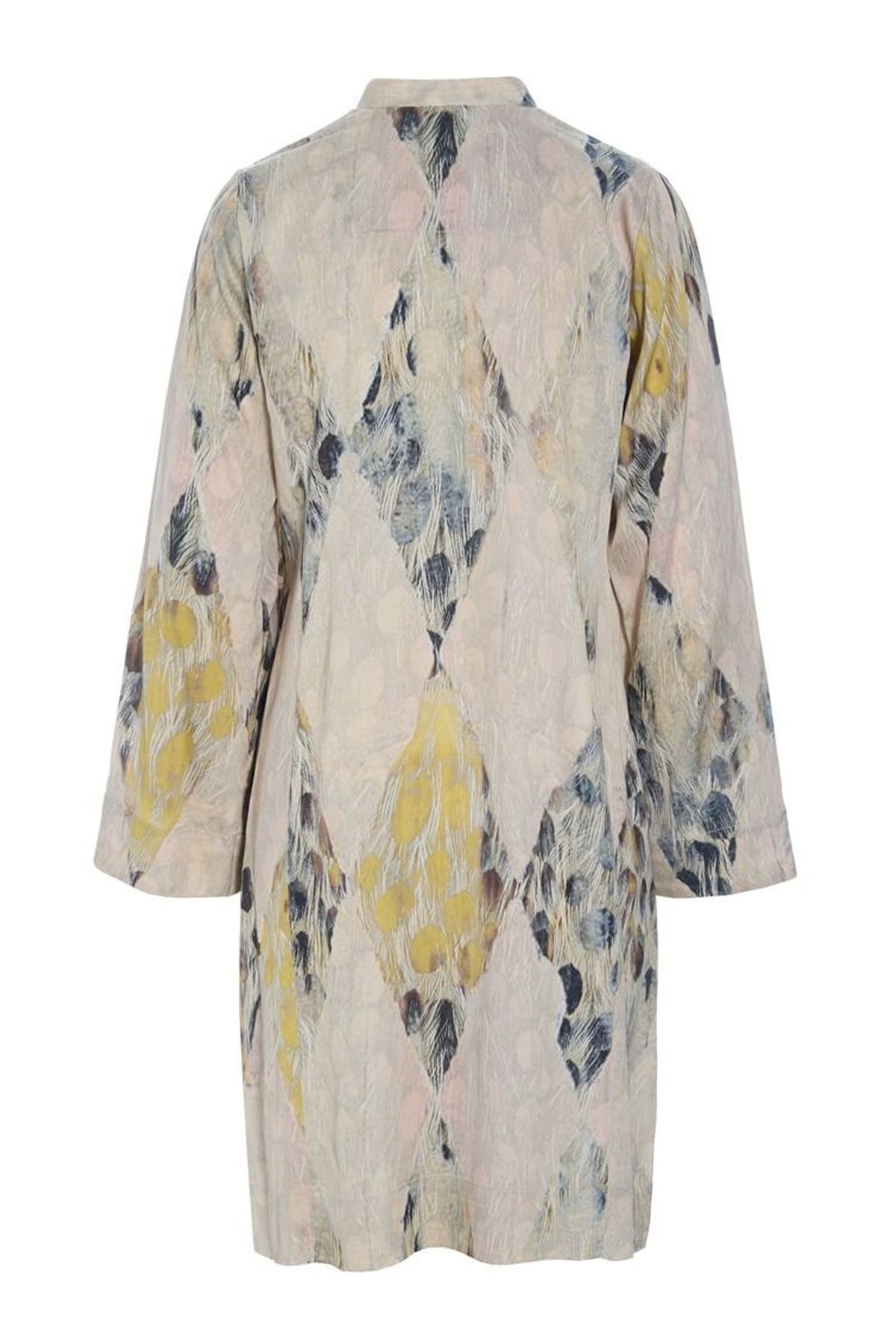Kuhaki FSC-klänning med krage HARLEQUIN FEATHERS - 259-2447-5513