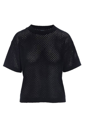 Kumi kortärmad blus Black - 263-1082-5819
