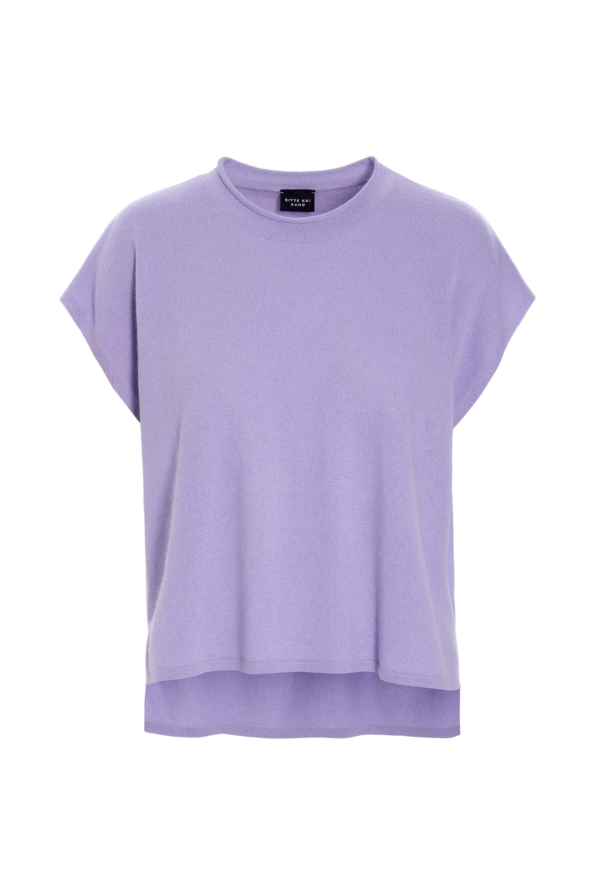 Kumo cashmere ärmlös blus SOFT LAVENDER - 261-1080-5665