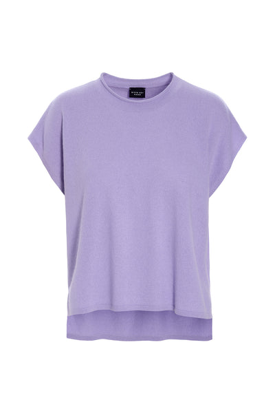 Kumo cashmere ärmlös blus SOFT LAVENDER - 261-1080-5665 Thumbnail