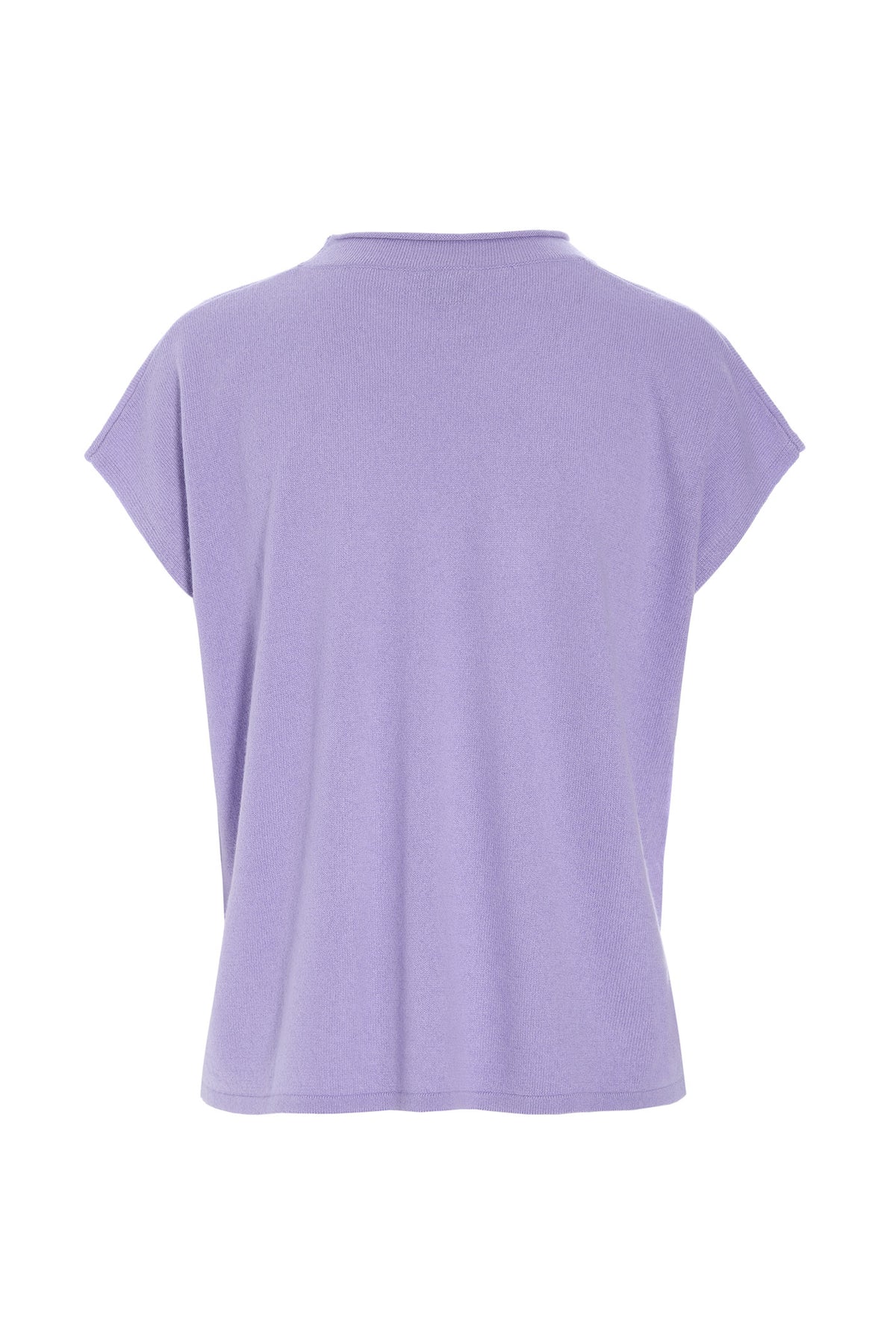 Kumo cashmere ärmlös blus SOFT LAVENDER - 261-1080-5665