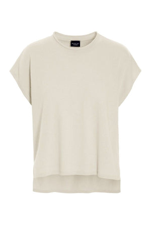 Kumo kashmir ärmlös blus Vanilla - 261-1080-5665