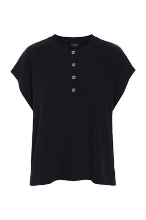 Kumo cashmere-tröja med knappar Black - 266-1080-5884