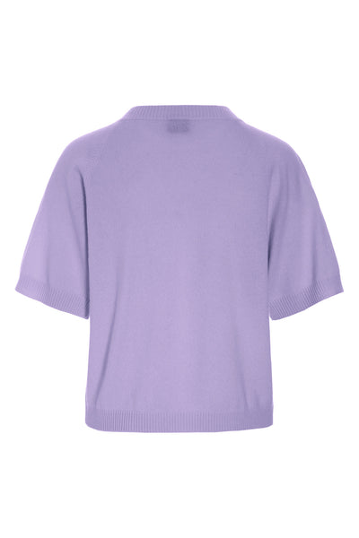 Kumo cashmere kortärmad blus SOFT LAVENDER - 261-1080-5663 Thumbnail