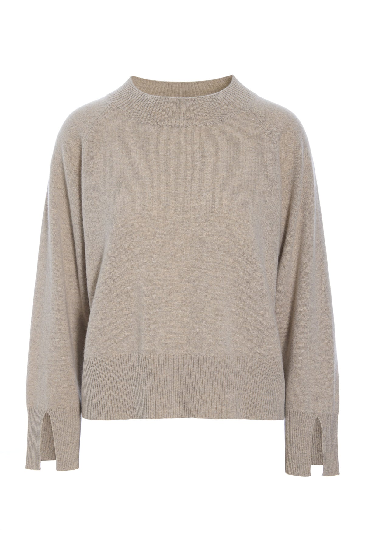 Kumo kashmir raglanblus IVORY MELANGE - 261-1080-5662