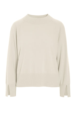 Kumo cashmere raglanblus Vanilla - 261-1080-5662