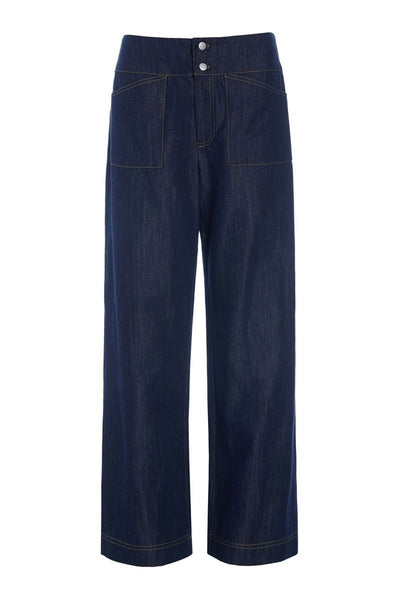 Kurai raka byxor Dark Denim - 262-2468-5701 Thumbnail