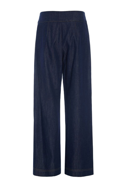 Kurai raka byxor Dark Denim - 262-2468-5701 Thumbnail