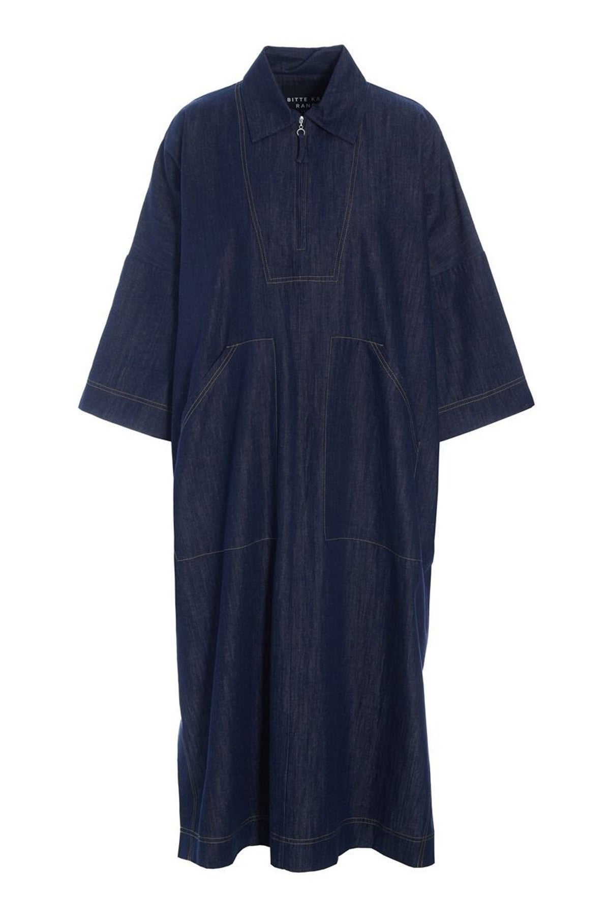 Kurai oversize klänning Dark Denim - 262-2468-5698
